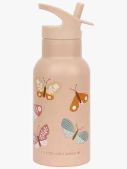 A Little Lovely Company Drikkedunk Sommerfugl 350 ml, Pink
