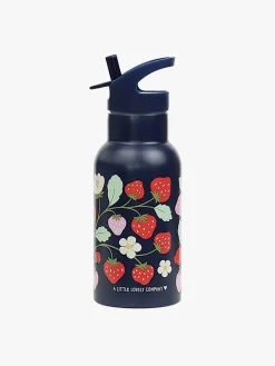 A Little Lovely Company Stainless steel Drikkedunk, Strawberries