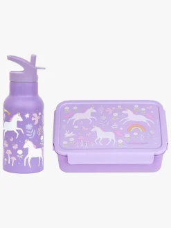 A Little Lovely Company Madkasse & Flaske, Unicorn Dreams