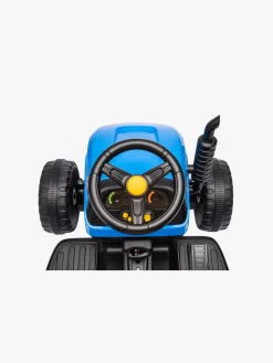 Alex's Garage Eltraktor med Trailer, Blå