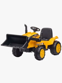 Alex's Garage Eltraktor med Front Loader, Gul