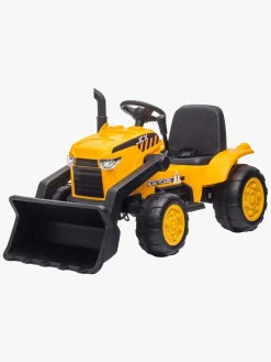 Alex's Garage Eltraktor med Front Loader, Gul