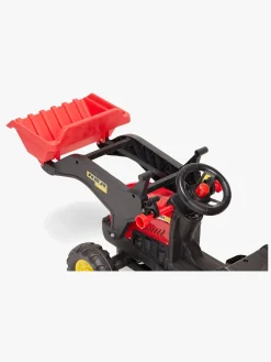 Alex's Garage Pedaltraktor med Skovl, Rød