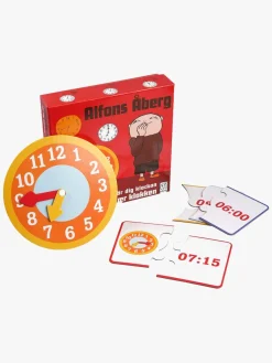 Alfons Åberg Børnespil 20 Brikker Lær Klokken