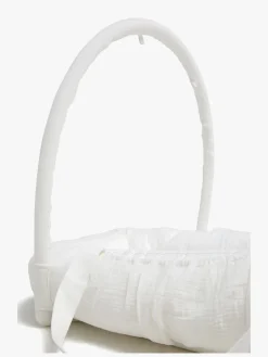 Alice & Fox ALBA Babynest med Håndtag, White Muslin