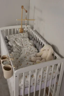 Alice & Fox ALEAH Flettet Sengerand 200cm, Light Grey