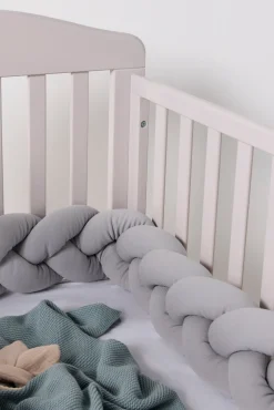 Alice & Fox ALEAH Flettet Sengerand 200cm, Light Grey