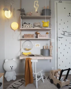 Alice & Fox BIBI Væglampe Ballon, Grå