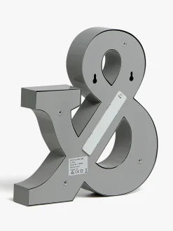 Alice & Fox Bogstavslampe &, Grå