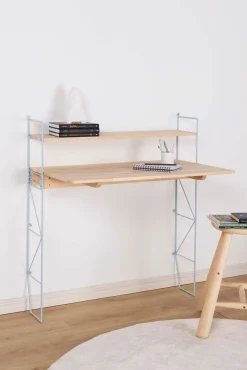 Alice & Fox CLEO Skrivebord, Blå/Naturel