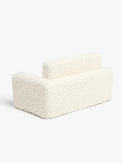 Alice & Fox Cubbie  Foldbar Sofa 94x55cm, White Teddy