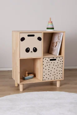 Alice & Fox DELTA Bogreol med Opbevaringskasse, Natur