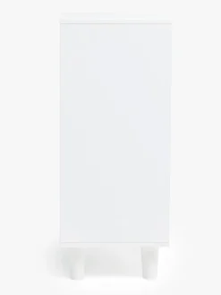 Alice & Fox DELTA Bogreol med Opbevaringskasse, Hvid