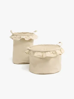 Alice & Fox DEMI Opbevaringskurve 2-pak, Beige Linen