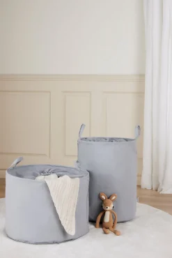 Alice & Fox DINA Opbevaringskurv 2-pak, Grå