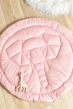 Alice & Fox Elephant Legetæppe Ø80, Mellow Rose