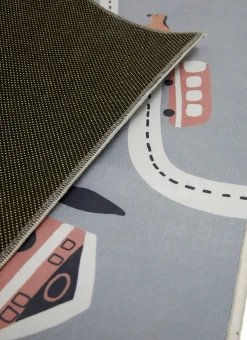 Alice & Fox Gulvtæppe Racerbane 80x150 cm, Grå