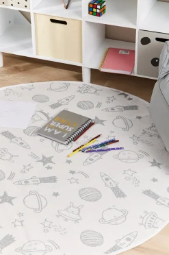 Alice & Fox Gulvtæppe White Space Ø120