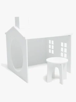 Alice & Fox  Huset Tegnebord med Skammel, Hvid