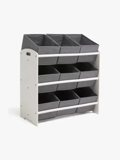 Alice & Fox LUISA Reol med Opbevaringskasser, Grå