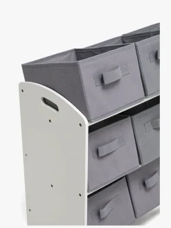 Alice & Fox LUISA Reol med Opbevaringskasser, Grå