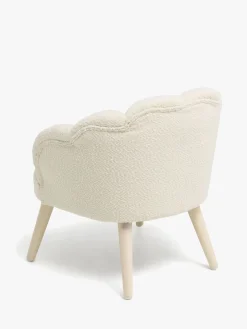 Alice & Fox Pearla Lænestol, Cream/Wood