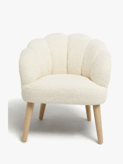 Alice & Fox Pearla Lænestol, Cream/Wood