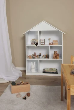 Alice & Fox POLLY Bogreol & Dukkehus, Hvid