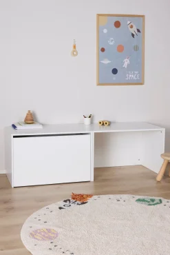 Alice & Fox POPPY Skrivebord med Skuffe, Hvid