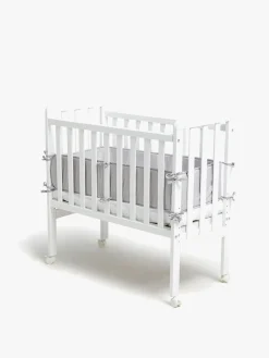 Alice & Fox Sengerand Bedside Crib, Soft Grey