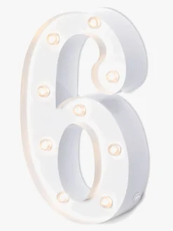 Alice & Fox Tallampe 6, Hvid