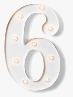 Alice & Fox Tallampe 6, Hvid