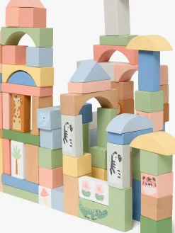 Alice & Fox Træklodser Safaridyr 120 Stk.