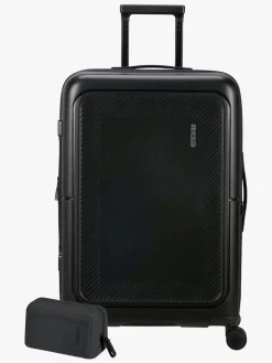 American Tourister Dashpop Kuffert 76-84L & Toilettaske POP, True Black