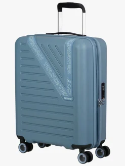 American Tourister Dynabelt Spinner Kuffert 36L, Rainstorm Blue