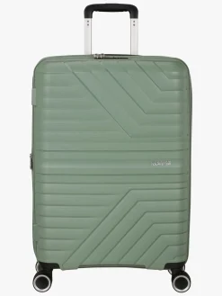 American Tourister Flytwist Kuffert 63-73L, Botanic Green
