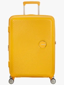 American Tourister Soundbox Spinner Rejsekuffert 71.5L, Golden Yellow