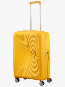 American Tourister Soundbox Spinner Rejsekuffert 71.5L, Golden Yellow