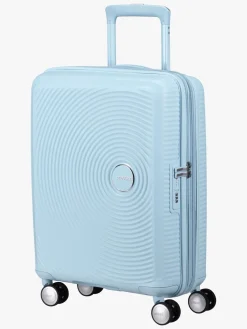 American Tourister Soundbox Spinner Kuffert 35,5L, Pastel Blue