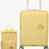 American Tourister Soundbox Kuffert 22L & Urban Groove City 7L Mini Sæt, Pastel Yellow
