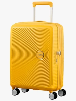 American Tourister Soundbox Spinner Rejsekuffert 35.5L, Golden Yellow