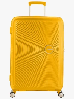 American Tourister Soundbox Spinner Rejsekuffert 35.5L, Golden Yellow