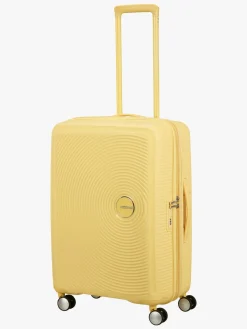 American Tourister Soundbox Spinner Kuffert 71,5L, Pastel Yellow