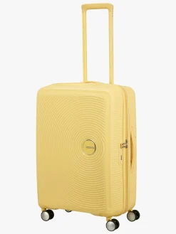 American Tourister Soundbox Spinner Kuffert 71,5L, Pastel Yellow