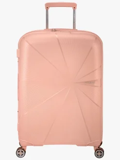 American Tourister StarVibe Spinner Kuffert 70-77L, Metallic Peach