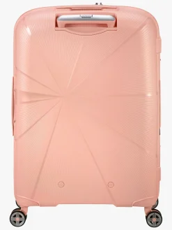 American Tourister StarVibe Spinner Kuffert 70-77L, Metallic Peach