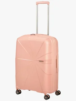 American Tourister StarVibe Spinner Kuffert 70-77L, Metallic Peach