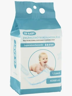 2B Baby Pusleunderlag 45x60cm 12-pak