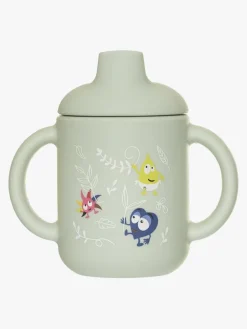 Babblarna Silikonekop med Låg Naturtema, Grøn