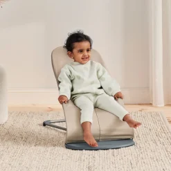 BabyBjörn Balance Soft Skråstol Woven, Khaki/Beige